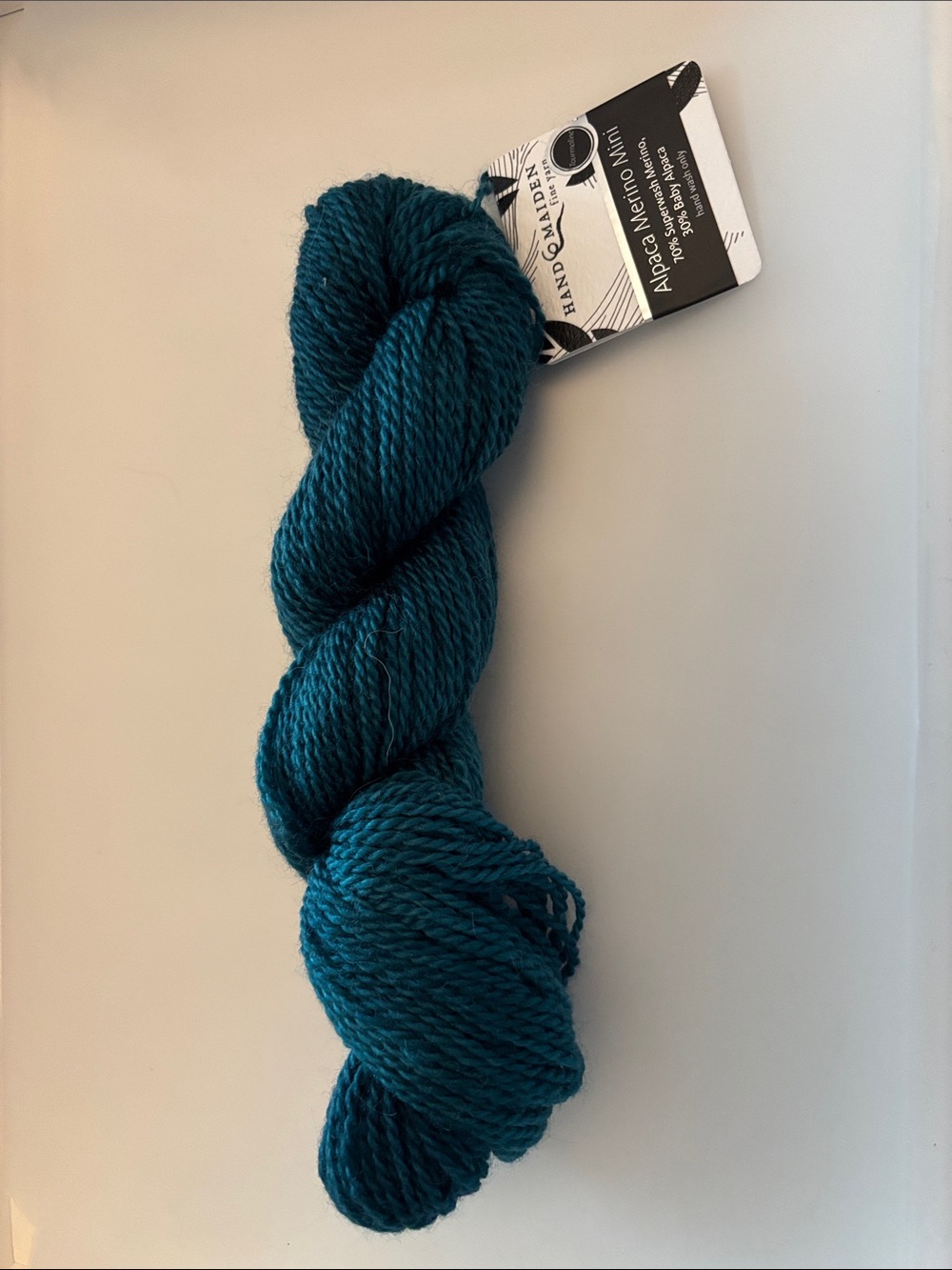 Hand Maiden Fine Yarn Alpaca Merino Mini Yarn Tourmeline Hand Dyed in Canada NEW